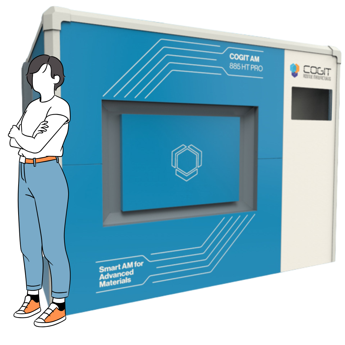 Imprimante3D_COGIT_AM_885HT_Pro_echelle